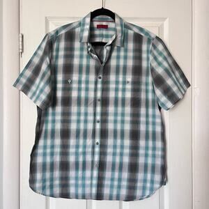 Alfani Slim Fit Plaid Button-Down Shirt - SIze XL